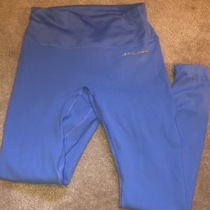 Whitney Simmons Blue Ribbed Leggings Gymshark